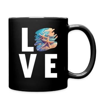 Étoile de mer Étoile de mer - Mug uni - noir - Droite