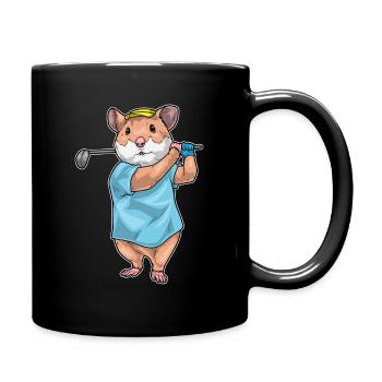Clubs de golf Hamster Golf - Mug uni - noir - Droite