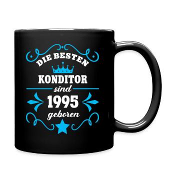 Chef pâtissier Anniversaire Né 1995 Collègues Né - Mug uni - noir - Droite