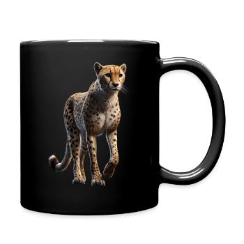 Cheetah Cheetah Big Cat Cat Lover Cheetah - Full Colour Mug - black - Right