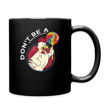 Ne sois pas un suceur de bites, sucette drôle - Mug uni - noir - Droite