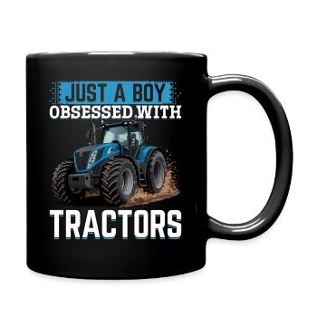 Tractor Kids Farm Lifestyle - Tasse einfarbig - Schwarz - Rechts