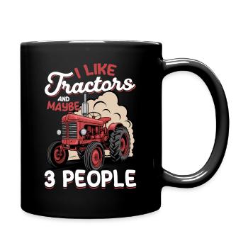 Tractor Kids Farm Lifestyle - Tasse einfarbig - Schwarz - Rechts