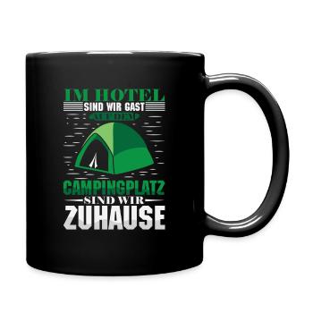 Camper Camping Caravane Dicton - Mug uni - noir - Droite