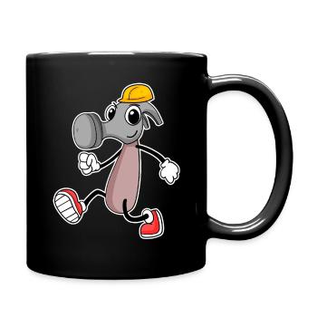 Funny hammer motif - Full Colour Mug - black - Right