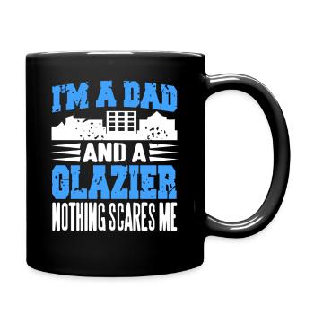 Retired Glazier Celebration Window Worker Humor - Tasse einfarbig - Schwarz - Rechts