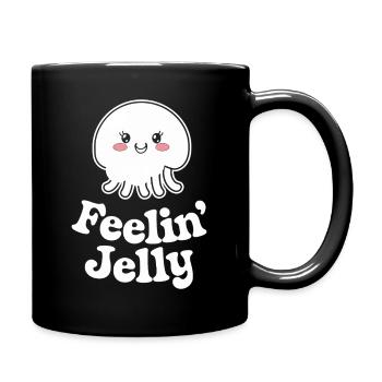 Feeling Jelly jellyfish friend for sea lovers and - Full Colour Mug - black - Right