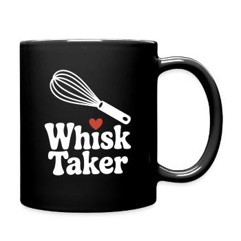 Schneebesen Taker - Tasse einfarbig - Schwarz - Rechts