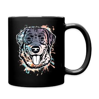 Labrador Retriever - Full Colour Mug - black - Right