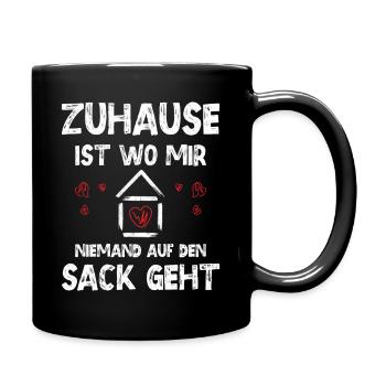 First apartment living inauguration - Full Colour Mug - black - Right