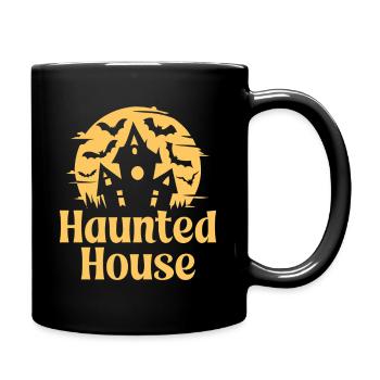 Haunted House - Full Colour Mug - black - Right