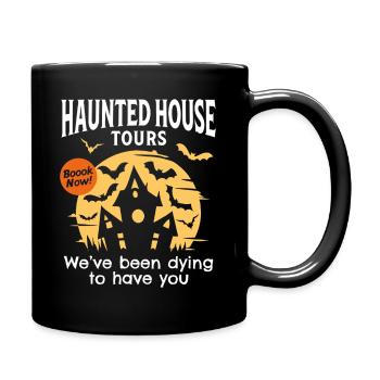 Visites de maisons hantées - Mug uni - noir - Droite