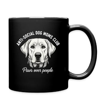 Logo du club canin antisocial - Labrador - Mug uni - noir - Droite