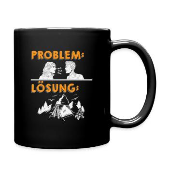 Camper Camping Caravane Dicton - Mug uni - noir - Droite