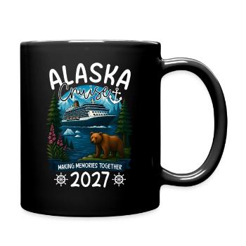 Alaska Cruise 2027 - Full Colour Mug - black - Right