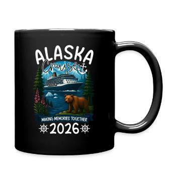 Alaska Cruise 2026 Design - Full Colour Mug - black - Right