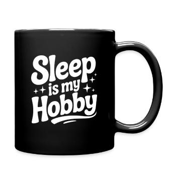 Le sommeil est mon passe-temps - Mug uni - noir - Droite