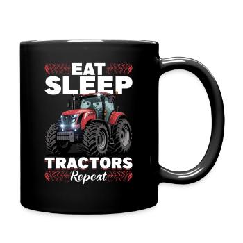 Tractor Kids Farm Lifestyle - Tasse einfarbig - Schwarz - Rechts