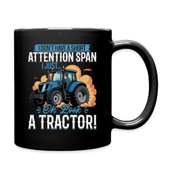 Tractor Kids Farm Lifestyle - Tasse einfarbig - Schwarz - Rechts