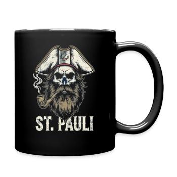 St.Pauli Kiez Hamburg Totenkopf Sankt Pauli - Mug uni - noir - Droite