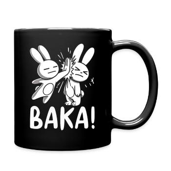 Sortez du contact social inutile Baka Anime - Mug uni - noir - Droite