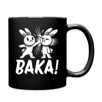 Sortez du contact social inutile Baka Anime - Mug uni - noir - Droite