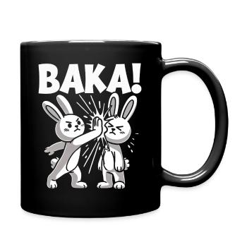 Sortez du contact social inutile Baka Anime - Mug uni - noir - Droite