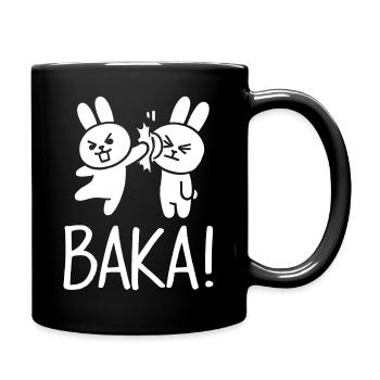 Sortez du contact social inutile Baka Anime - Mug uni - noir - Droite