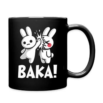 Sortez du contact social inutile Baka Anime - Mug uni - noir - Droite