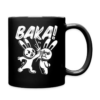 Sortez du contact social inutile Baka Anime - Mug uni - noir - Droite