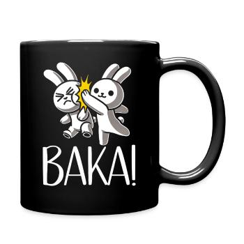 Sortez du contact social inutile Baka Anime - Mug uni - noir - Droite