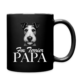 Fox Terrier Dad - Full Colour Mug - black - Right