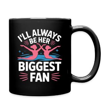 Synchronschwimmen Kunstschwimmen Wassersport - Tasse einfarbig - Schwarz - Rechts
