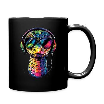 snake, python, cobra, rattlesnake, snakes - Full Colour Mug - black - Right