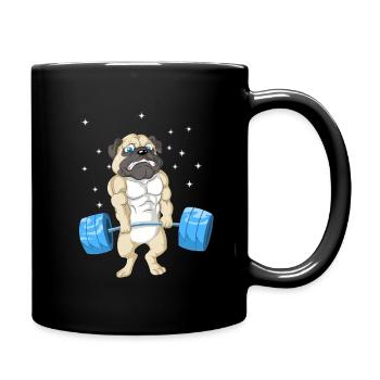 Carlin Haltérophilie Gym - Mug uni - noir - Droite