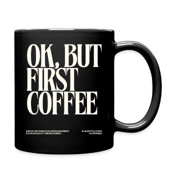 Coffee Break Motif for Coffee Lovers - Full Colour Mug - black - Right