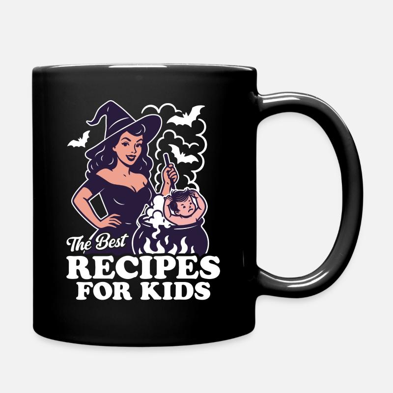 Die besten Rezepte für Kinder - Tasse einfarbig - Schwarz