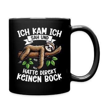Je suis venu, j’ai vu et je n’ai pas eu envie tout de suite - Mug uni - noir - Droite