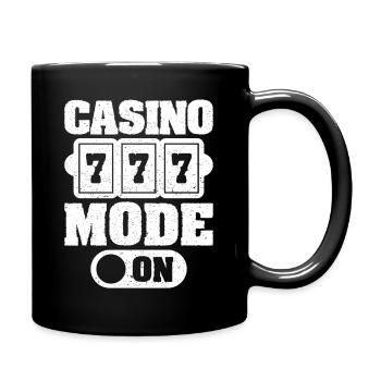Casino Gambler Mode On Gambling - Tasse einfarbig - Schwarz - Rechts