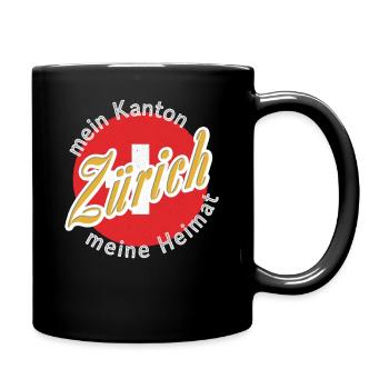Mon pays natal Zuarich cadeau - Mug uni - noir - Droite