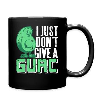 Guacamole Is Calling and I Must Go Funny Quote - Tasse einfarbig - Schwarz - Rechts