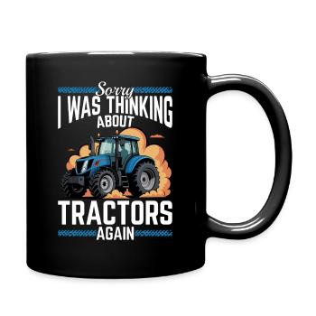 Tracteur Enfants Ferme Mode de vie - Mug uni - noir - Droite