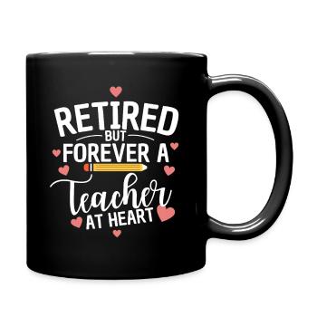 Citation d’un enseignant à la retraite Enseignant à la retraite - Mug uni - noir - Droite