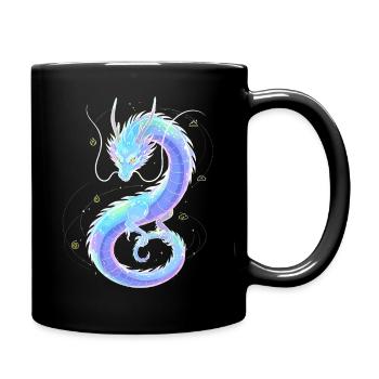 Mystic Aether Dragon | Soul Weaver - Full Colour Mug - black - Right