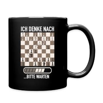 Échecs Joueurs d’échecs Club d’échecs Veuillez patienter - Mug uni - noir - Droite