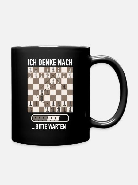 Échecs Joueurs d’échecs Club d’échecs Veuillez patienter - Mug uni - noir