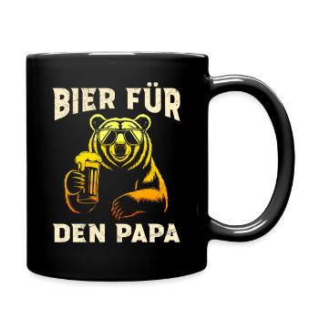Beer drinkers BEER FOR DAD Fathers Funny - Full Colour Mug - black - Right