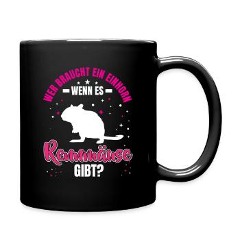 Gerbil is real rodent Gerbil - Full Colour Mug - black - Right