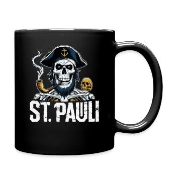 St.Pauli Kiez Hamburg Totenkopf Sankt Pauli - Mug uni - noir - Droite