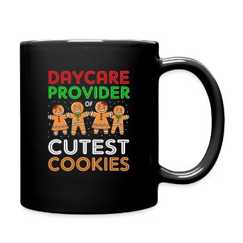 Gingerbread Christmas Gingerbread Man Gingerbread - Full Colour Mug - black - Right
